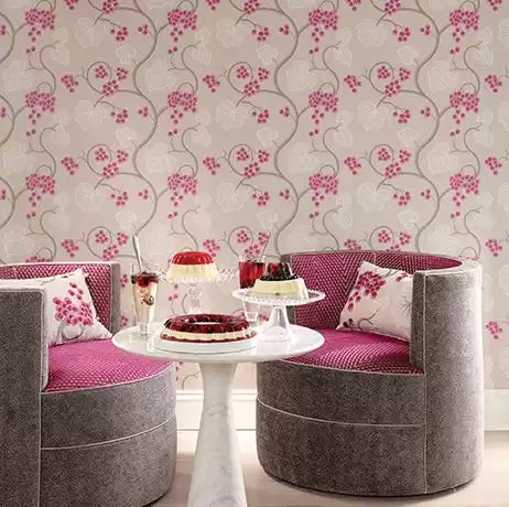 Persian Garden Shiraz Mustard/Pale Linen - Osborne & Little - W6494-01 Wallcovering