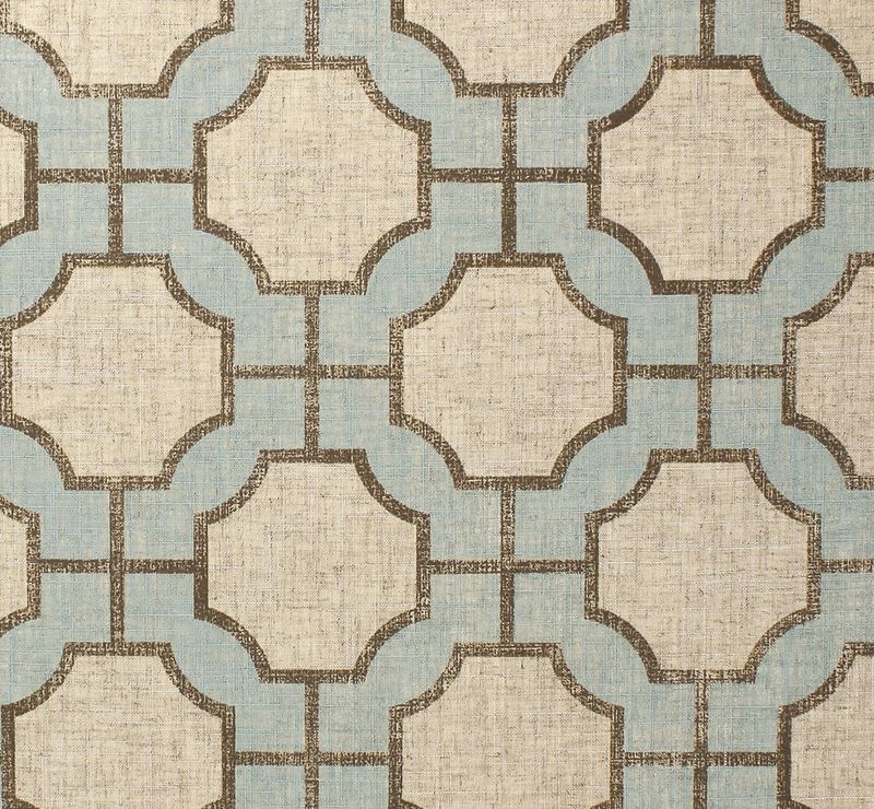 Phillip Jeffries Wallpaper 5191 Imperial Gates Dove And Taupe On Linen