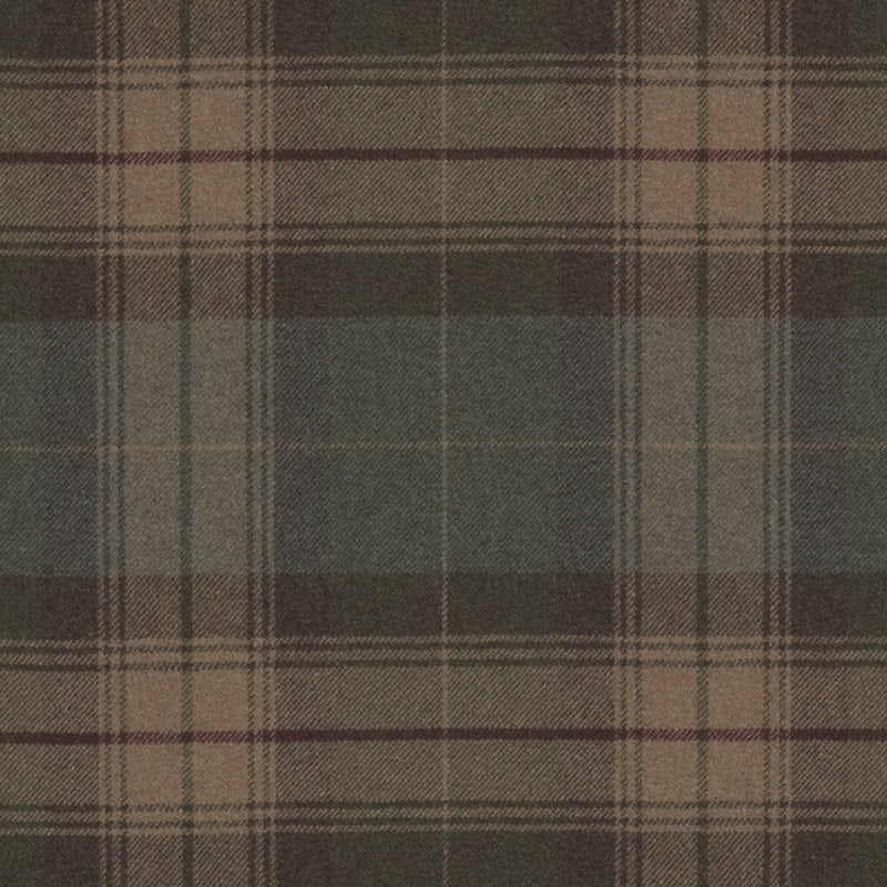 Ralph Lauren Fabric LCF65812F Barnfield Plaid Mallard