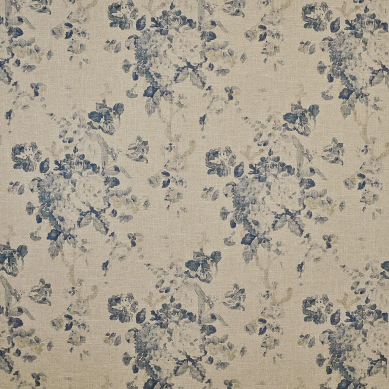 Ralph Lauren Fabric LCF66918F Jardin Floral Artist Blue