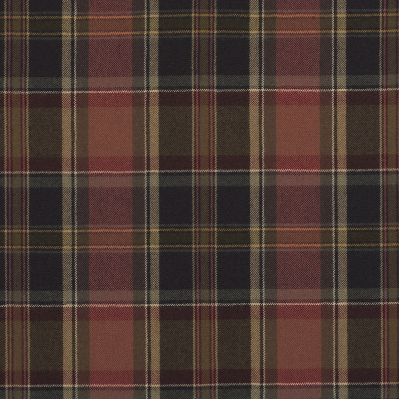 Ralph Lauren Fabric LFY61153F Ian Plaid Balmoral Red