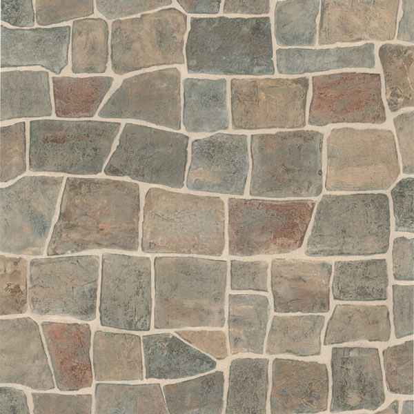 Flagstone Grey Slate Path Wallpaper - York Wallcoverings - 414-44150 - York Wallcoverings Wallpaper