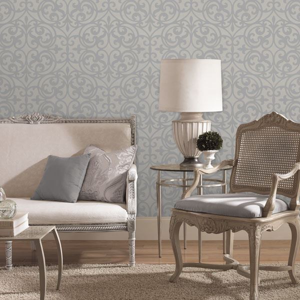 Sonata Grey Ironwork  | Brewster Wallcovering - The WorkRm