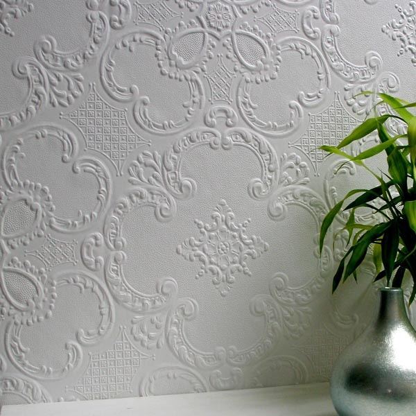 alfred-white-paintable-supaglypta-wallpaper-york-wallcoverings-437-rd0137 - York Wallcoverings Papel pintado