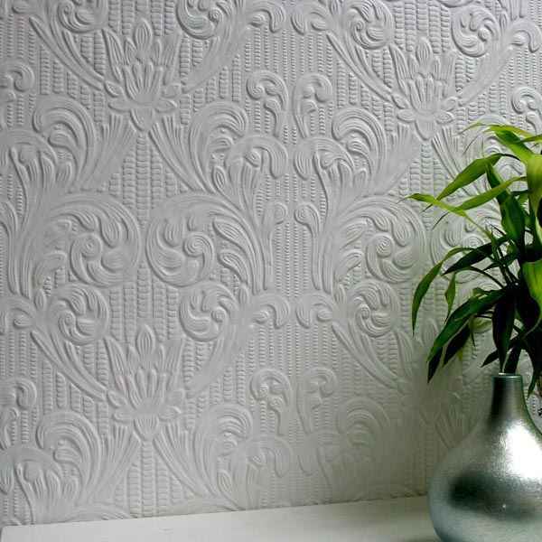 Charles White Paintable Supaglypta Wallpaper - York Wallcoverings - 437-RD0630