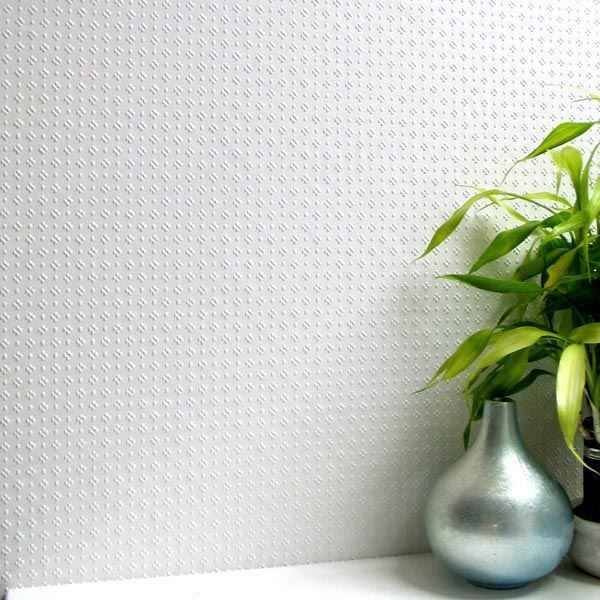 Churchill White Paintable Anaglypta Original Wallpaper - York Wallcoverings - 437-RD385 - York Wallcoverings Wallpaper