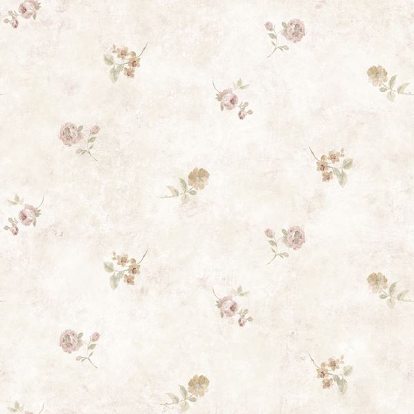White Leanne - York Wallcoverings - QE14104 - York Wallcoverings Wallpaper