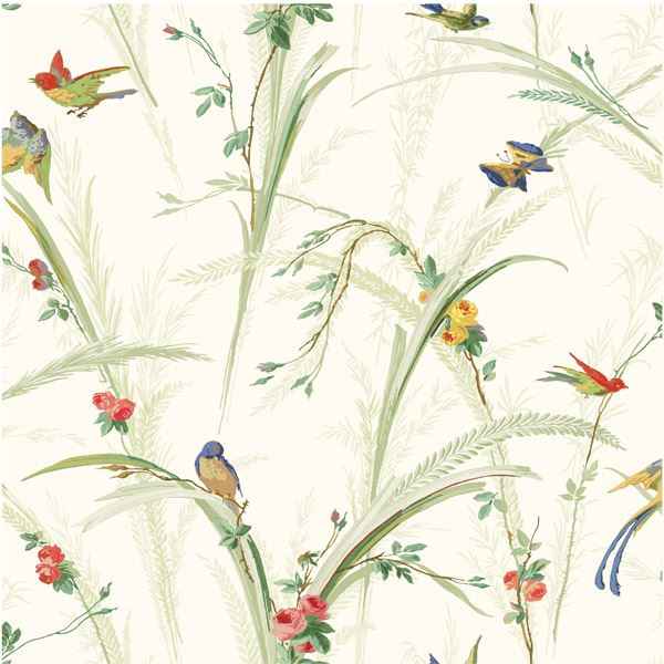 White Meadow Lark - York Wallcoverings - QE19321