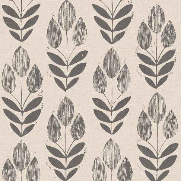 Scandinavian Black Print Tulip Wallpaper - York Wallcoverings - 2535-20651