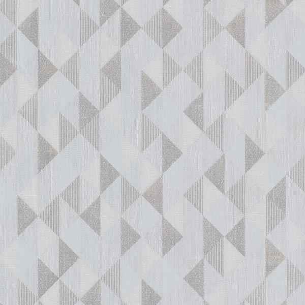 Ethan Silver Triangle Wallpaper - York Wallcoverings - 2603-20933 - York Wallcoverings Wallpaper