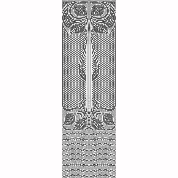 nouveau-white-paintable-dado-wallpaper-york-wallcoverings-rd06681 - York Wallcoverings Wallpaper