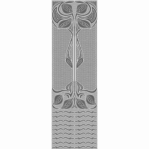 Nouveau White Paintable Dado Wallpaper - York Wallcoverings - RD06681 - York Wallcoverings Wallpaper