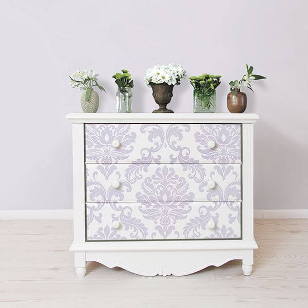 Purple Ariel Peel & Stick Wallpaper - York Wallcoverings - NU1396 - York Wallcoverings Wallpaper