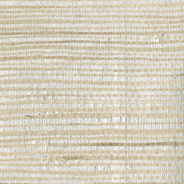 Han Me Silver Foil Grass - Brewster Wallcovering