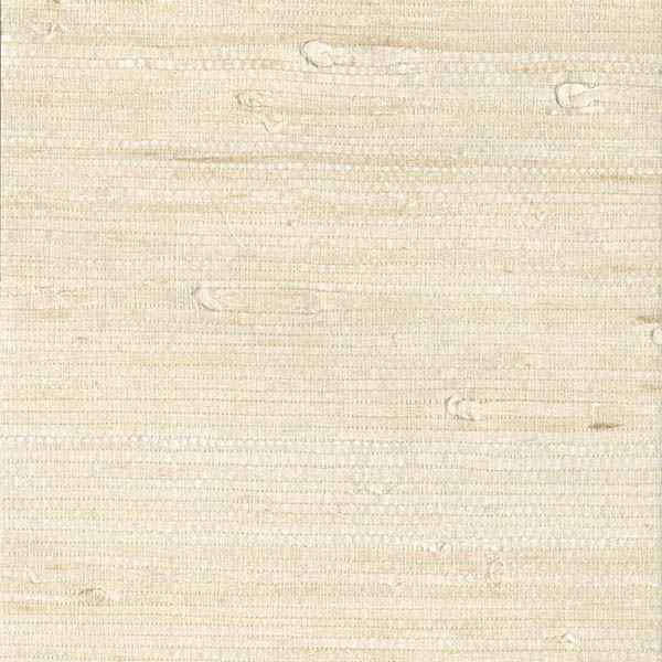 Martina White Grasscloth Wallpaper - York Wallcoverings - 2622-65651