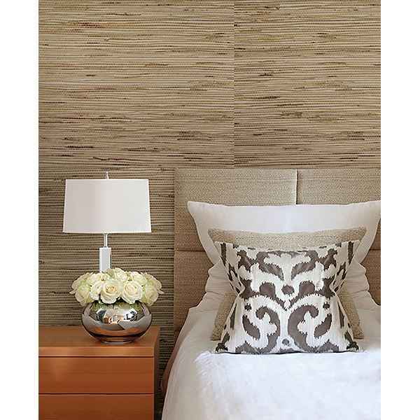 Andrei Olive Grasscloth Wallpaper - York Wallcoverings - 2622-65600 - York Wallcoverings Wallpaper