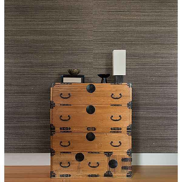 Marcin Brown Grasscloth Wallpaper - York Wallcoverings - 2622-65409 - York Wallcoverings Wallpaper