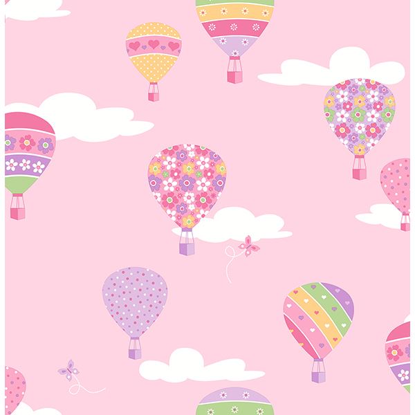 Picture of Hot Air Balloons Pink Balloons