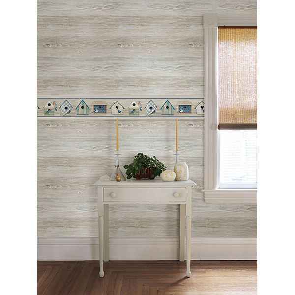 Mapleton Light Grey Wood Wallpaper - York Wallcoverings - CCB64227 - York Wallcoverings Wallpaper