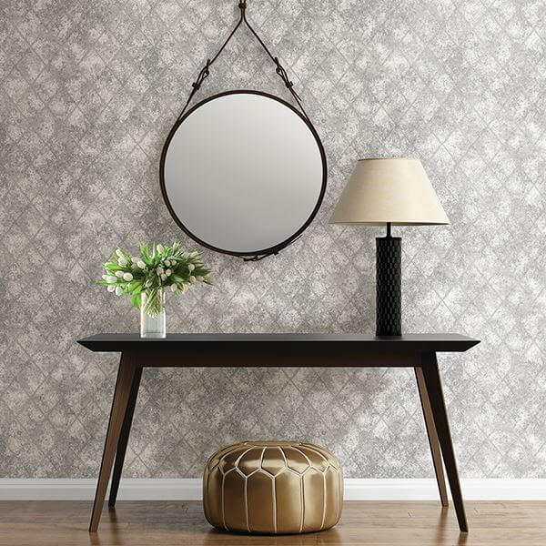 silver-mercury-glass-wallpaper-york-wallcoverings-2701-22326 - York Wallcoverings Papel pintado