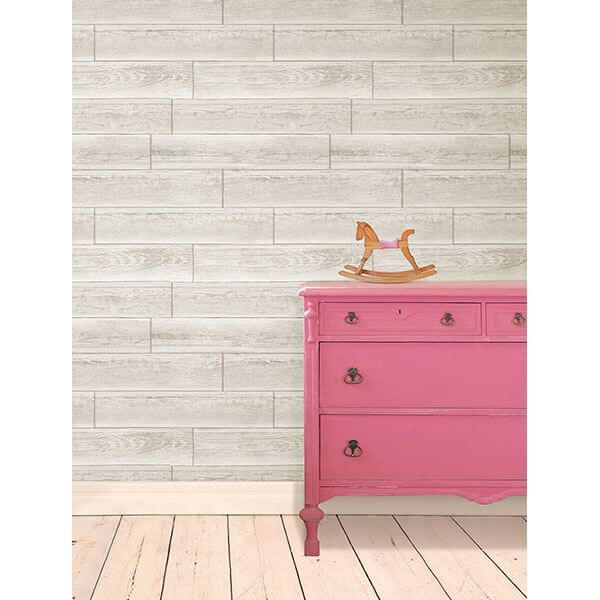 Serene Cream Peel & Stick Wallpaper - York Wallcoverings - NU1930 - York Wallcoverings Wallpaper