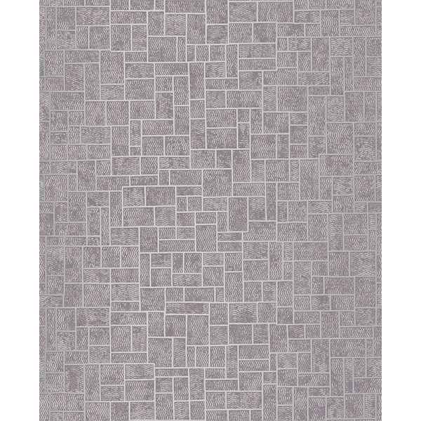 Etude Purple Geometric Wallpaper - York Wallcoverings - 2683-23023