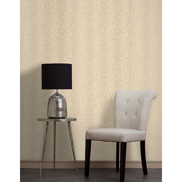 Chorale Gold Texture - Brewster Wallcovering