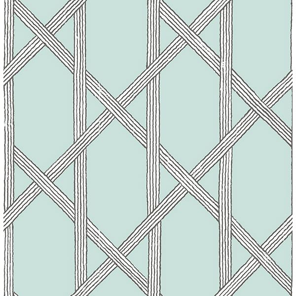 Picture of Mandara Light Blue Trellis