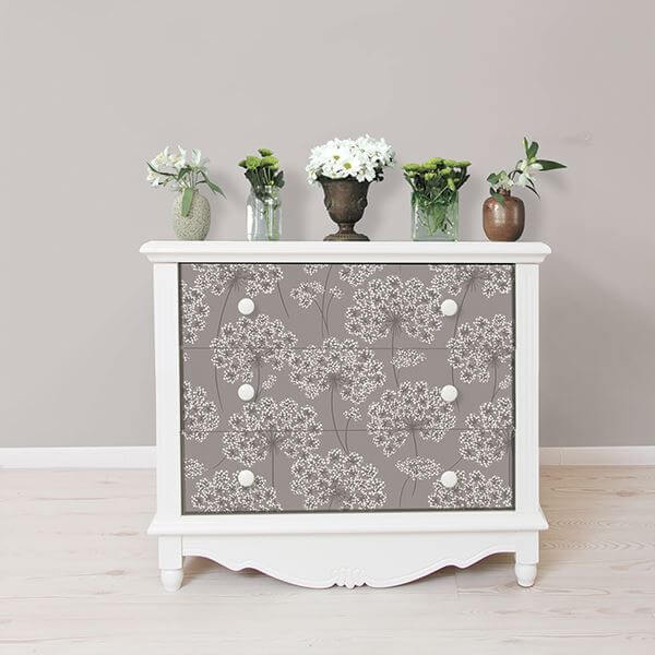 Angelica Grey Peel and Stick Wallpaper - York Wallcoverings - NU1693 - York Wallcoverings Wallpaper