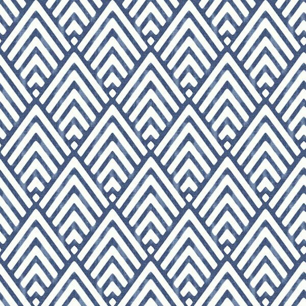 Arrowhead Deep Blue Peel and Stick Wallpaper - York Wallcoverings - NUS1701 - York Wallcoverings Wallpaper