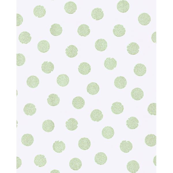 Brewster Wallcovering-Odette Mint Stamped Dots Wallpaper