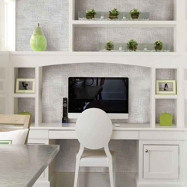 Limelight Grey City Wallpaper - York Wallcoverings - 2716-23807 - York Wallcoverings Wallpaper