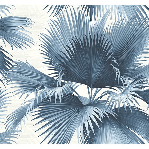 Picture of Endless Summer Blue Palm Wallpaper