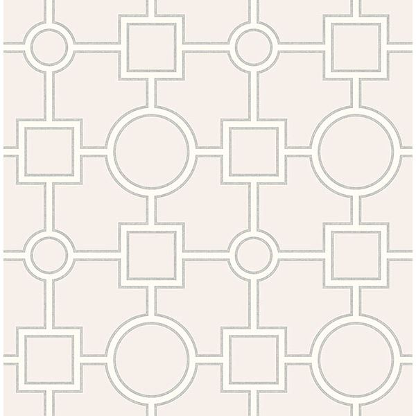 matrix-light-grey-geometric-wallpaper-york-wallcoverings-2704-21809 - York Wallcoverings Papel pintado