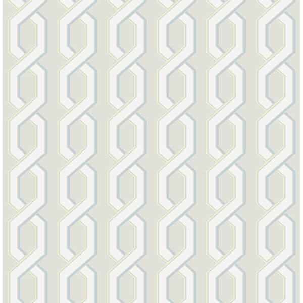 Twist Grey Geometric Wallpaper - York Wallcoverings - 2704-22687