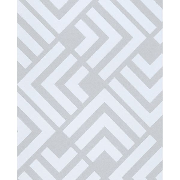 Picture of Zig Grey Geometric Wallpaper