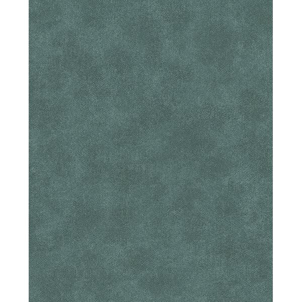 Picture of Holstein Teal Faux Leather Wallpaper