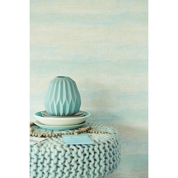 Cumulus Blue Texture Wallpaper - Brewster Wallcovering