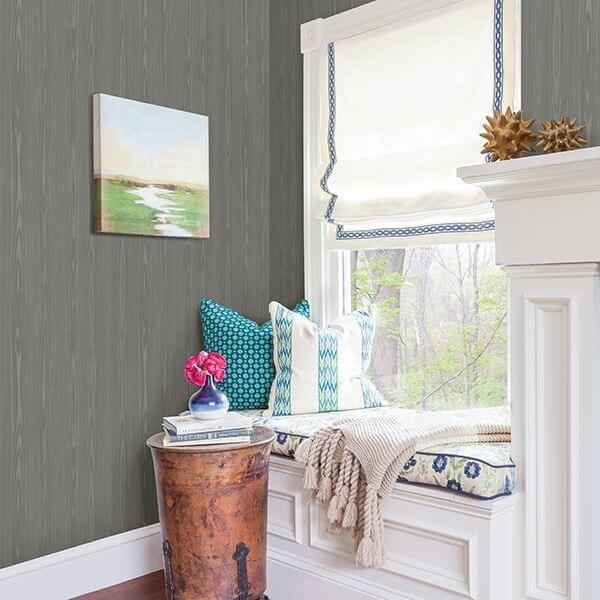 Illusion Grey Faux Wood Wallpaper - York Wallcoverings - 2744-24153 - York Wallcoverings Wallpaper