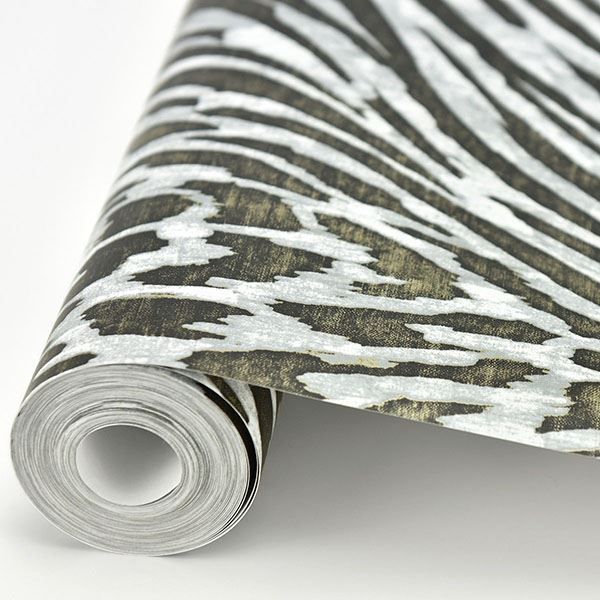 Splendid Platinum Animal Print Wallpaper - Brewster Wallcovering