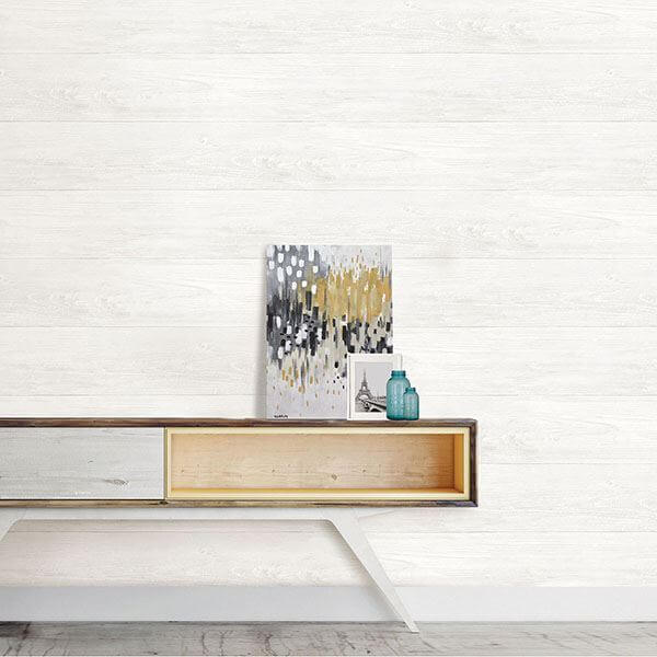 Reclaimed Shiplap Peel Stick Wallpaper - York Wallcoverings - NU3129 - York Wallcoverings Wallpaper