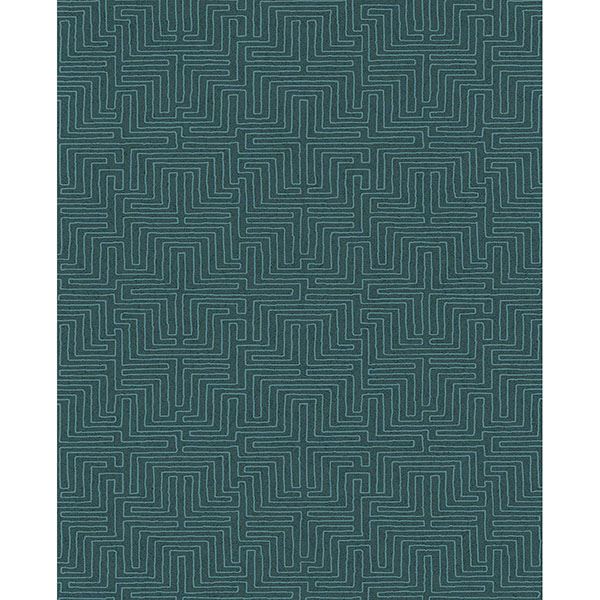 Picture of Geometric Teal Kairo Wallpaper