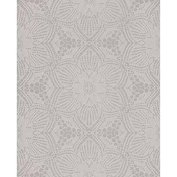 Picture of Medallion Grey Seychelles Wallpaper