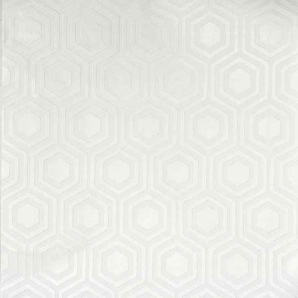 Hive White Geometric Paintable Wallpaper - York Wallcoverings - RD5671 - York Wallcoverings Wallpaper