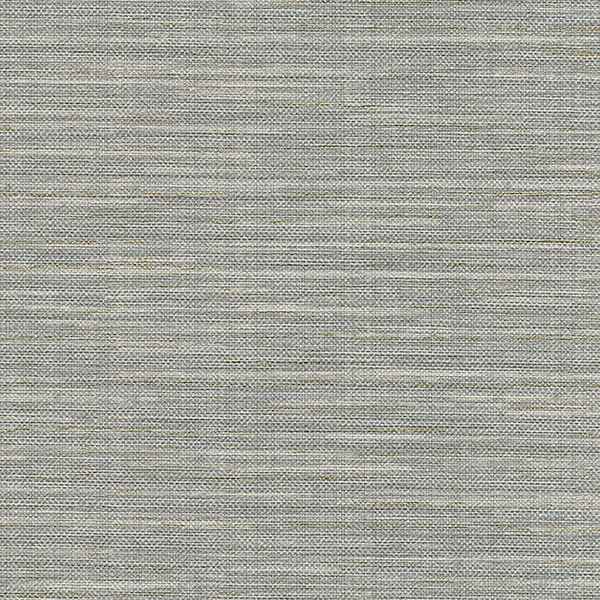 Bay Ridge Grey Faux Grasscloth Wallpaper - York Wallcoverings - 2758-8016