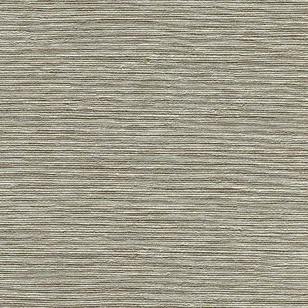 Mabe Taupe Faux Grasscloth Wallpaper - York Wallcoverings - 2758-8045