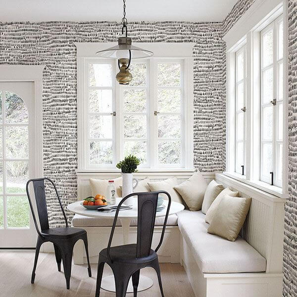 Runes Charcoal Brushstrokes Wallpaper - York Wallcoverings - 2764-24354 - York Wallcoverings Wallpaper