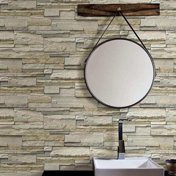 Slate Peel & Stick Wallpaper - York Wallcoverings - NU2675 - York Wallcoverings Wallpaper