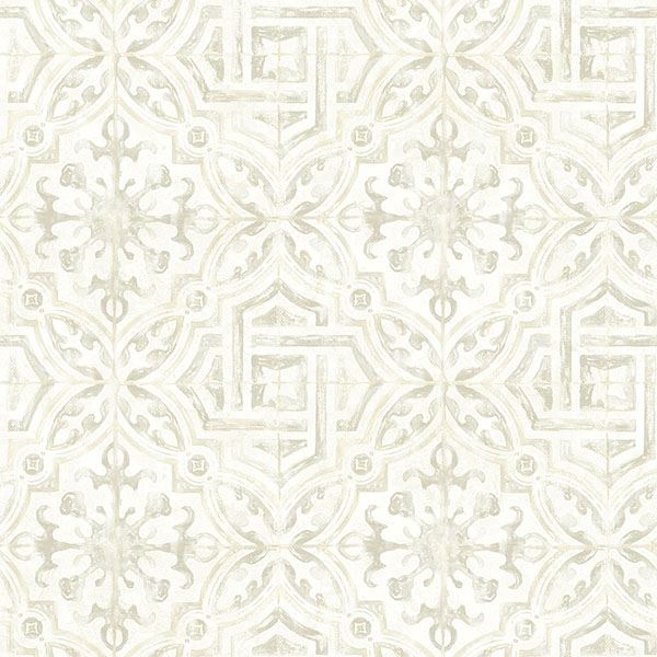 Picture of Sonoma Grey Spanish Tile Wallpaper