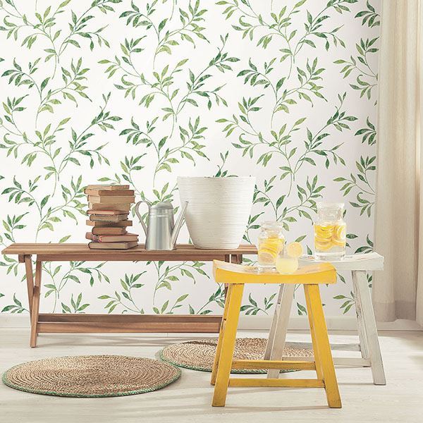 sanibel-green-trail-wallpaper-york-wallcoverings-3117-54517 - York Wallcoverings Papel pintado